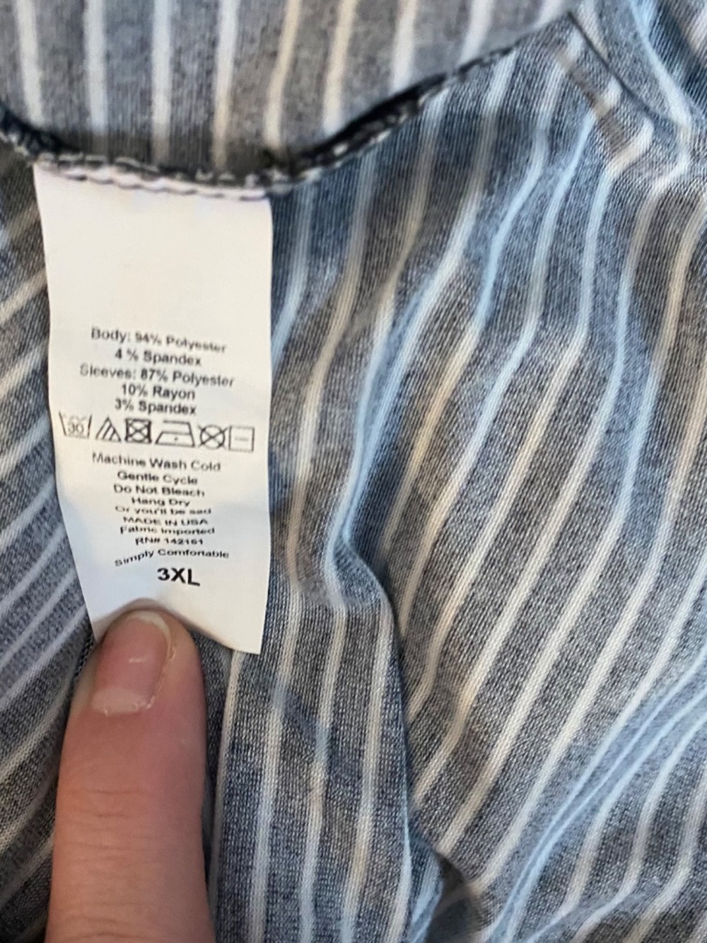 2 Lularoe Randy Shirts, 3XL - Picture 5 of 6